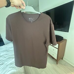 BYLT Basics Chocolate Brown Short Sleeve Tee